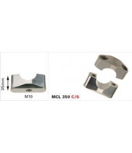 Podwyższenie Kierownicy srebrne 35mm