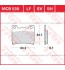 Klocki hamulcowe TRW MCB 530