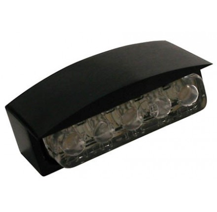 Oświetlenie tablicy rejestracyjnej ALU Mini-LED kolor czarny E-homologacja