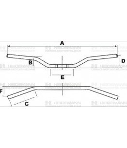 TRW MC Medium - kierownica aluminiowa - tytan