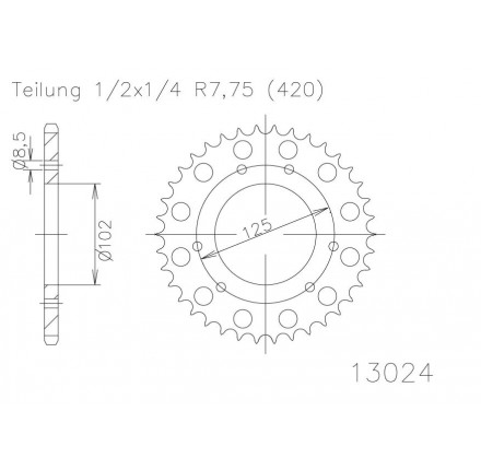 Zębatka tylna ESJOT