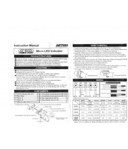 Kontrolka DAYTONA MICRO ALU 