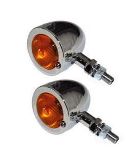 Komplet kierunkowskazów BULLET LIGHT RUND CHROM