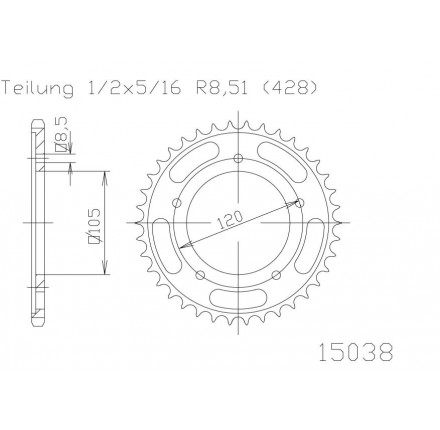 Zębatka tylna ESJOT