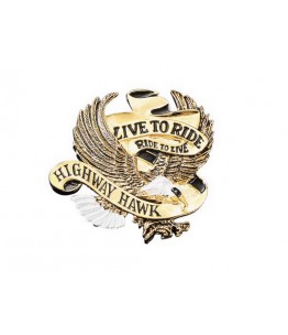 Emblemat "LIVE TO RIDE" HIGHWAY HAWK duży. Producent: Highway Hawk.