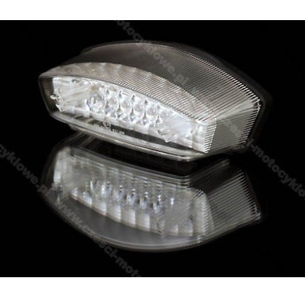 Światło tylne LED MONSTER transparentne