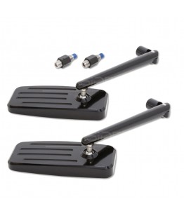 Komplet lusterek ALU BLACK