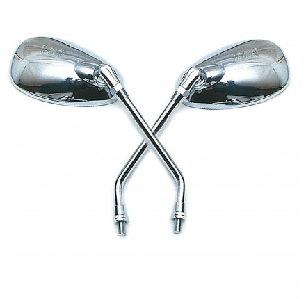 Komplet lusterek NAKED BIKE CHROME