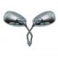 Komplet lusterek VIRAGO CHROME