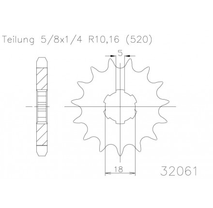Zębatka tylna ESJOT