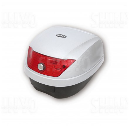 KUFER SHIN YO MODEL ROME 28L SREBRNO-CZARNY