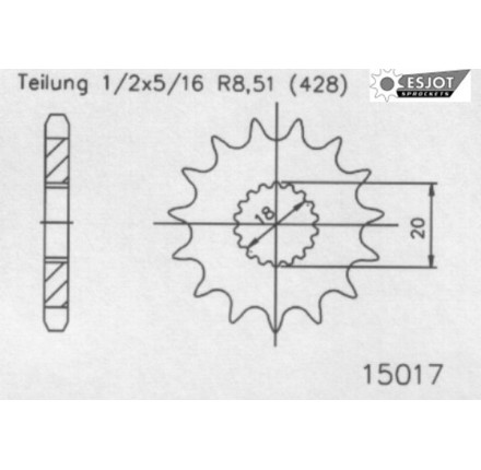 Zębatka tylna ESJOT