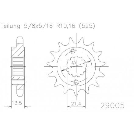 Zębatka tylna ESJOT