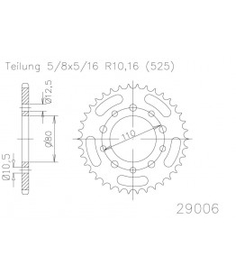 Zębatka tylna ESJOT