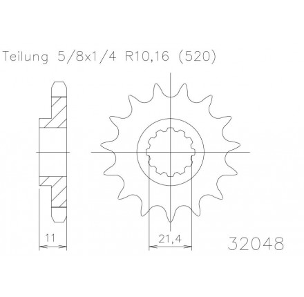 Zębatka tylna ESJOT