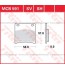 Klocki hamulcowe TRW MCB 591 SV