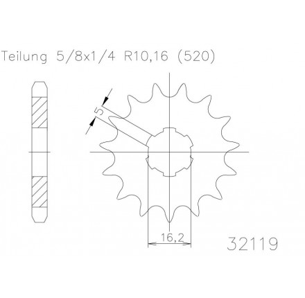 Zębatka tylna ESJOT