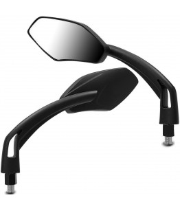 Lusterka LUCA CNC Czarne z jasnym szkłem 301-545