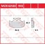 Klocki hamulcowe TRW MCB625RSI