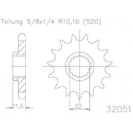Zębatka tylna ESJOT