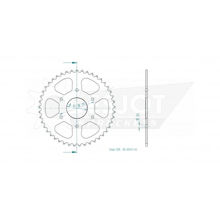 Zębatka tylna ESJOT