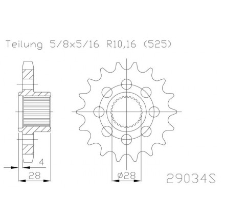 Zębatka tylna ESJOT