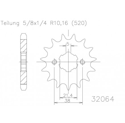 Zębatka tylna ESJOT