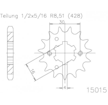 Zębatka przednia ESJOT