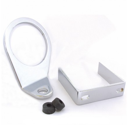 Uchwyt licznika KOSO typ D na 55 mm srebrny