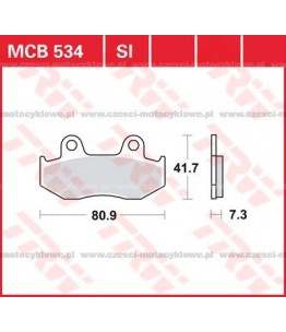 Klocki hamulcowe TRW MCB...