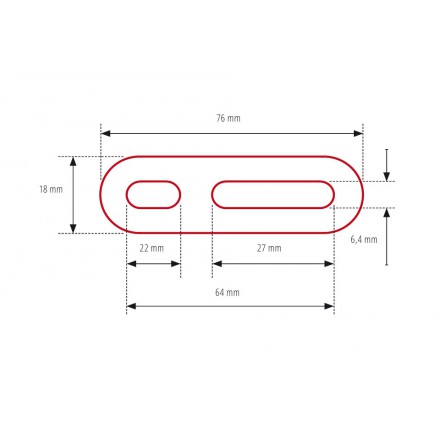 Adapter lusterka na owiewkę
