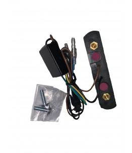 LED światła tylne CRYSTAL, czerwone szkło