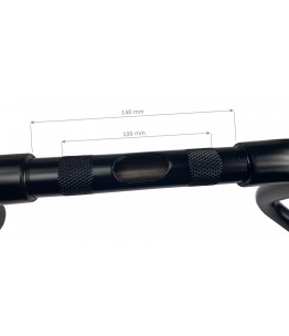 Kierownica 1 cal (25,4 cm) czarna 