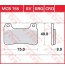 Klocki hamulcowe TRW MCB 755 SCR