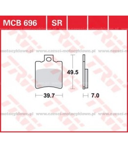 Klocki hamulcowe TRW MCB696SR