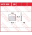 Klocki hamulcowe TRW MCB696SR