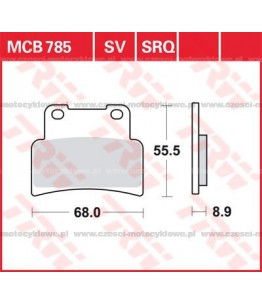 Klocki hamulcowe TRW MCB785SV
