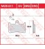 Klocki hamulcowe TRW MCB 611 CRQ