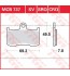 Klocki hamulcowe TRW MCB737