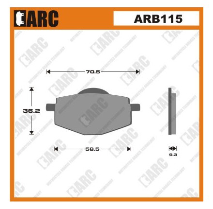 Klocki hamulcowe ARC