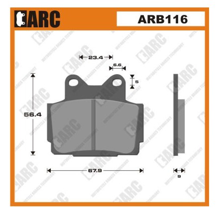 Klocki hamulcowe ARC