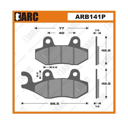 Klocki hamulcowe ARC