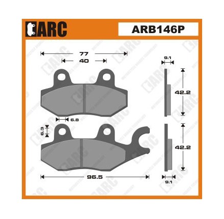 Klocki hamulcowe ARC