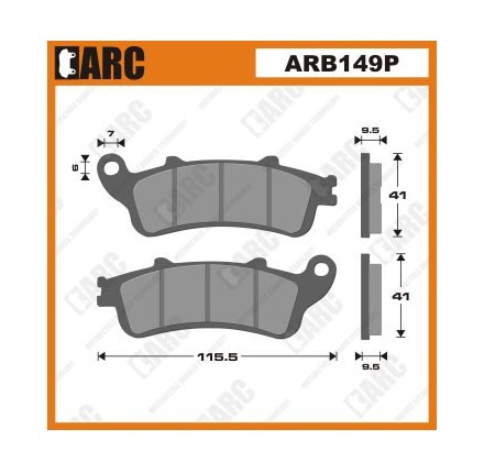 Klocki hamulcowe ARC