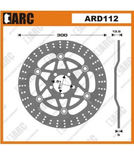 Tarcza hamulcowa ARC, pływająca
