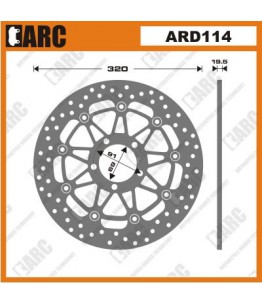 Tarcza hamulcowa ARC, pływająca