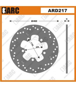 Tarcza hamulcowa ARC, stała