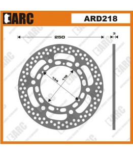 Tarcza hamulcowa ARC, stała