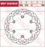 Tarcza hamulcowa TRW, sztywna, tuningowa RAC kod: MST 206 RAC