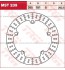 Tarcza hamulcowa TRW, sztywna kod: MST 239